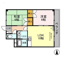 大幸マンションの物件間取画像